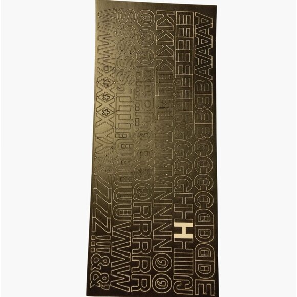 Black Adhesive Vinyl Letters Numbers Indoor Outdoor Mailbox Labels Poster Sign - Picture 11 of 11